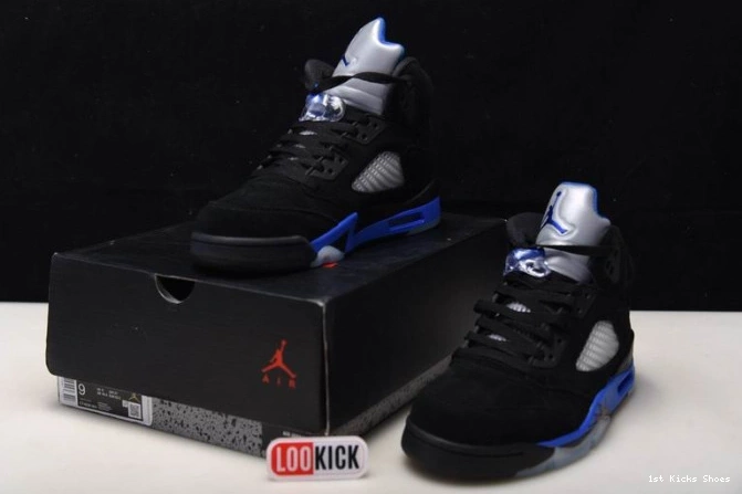 1st Kicks Air Racer 5 Blue Jordan CT4838-004 0815